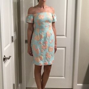 Hutch floral off the shoulder dress. Sz 4